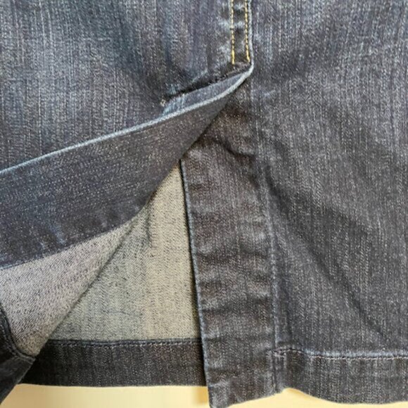 Citizens of Humanity Dark Wash Blue Denim Women's Pencil Skirt Size 27 - Picture 9 of 12